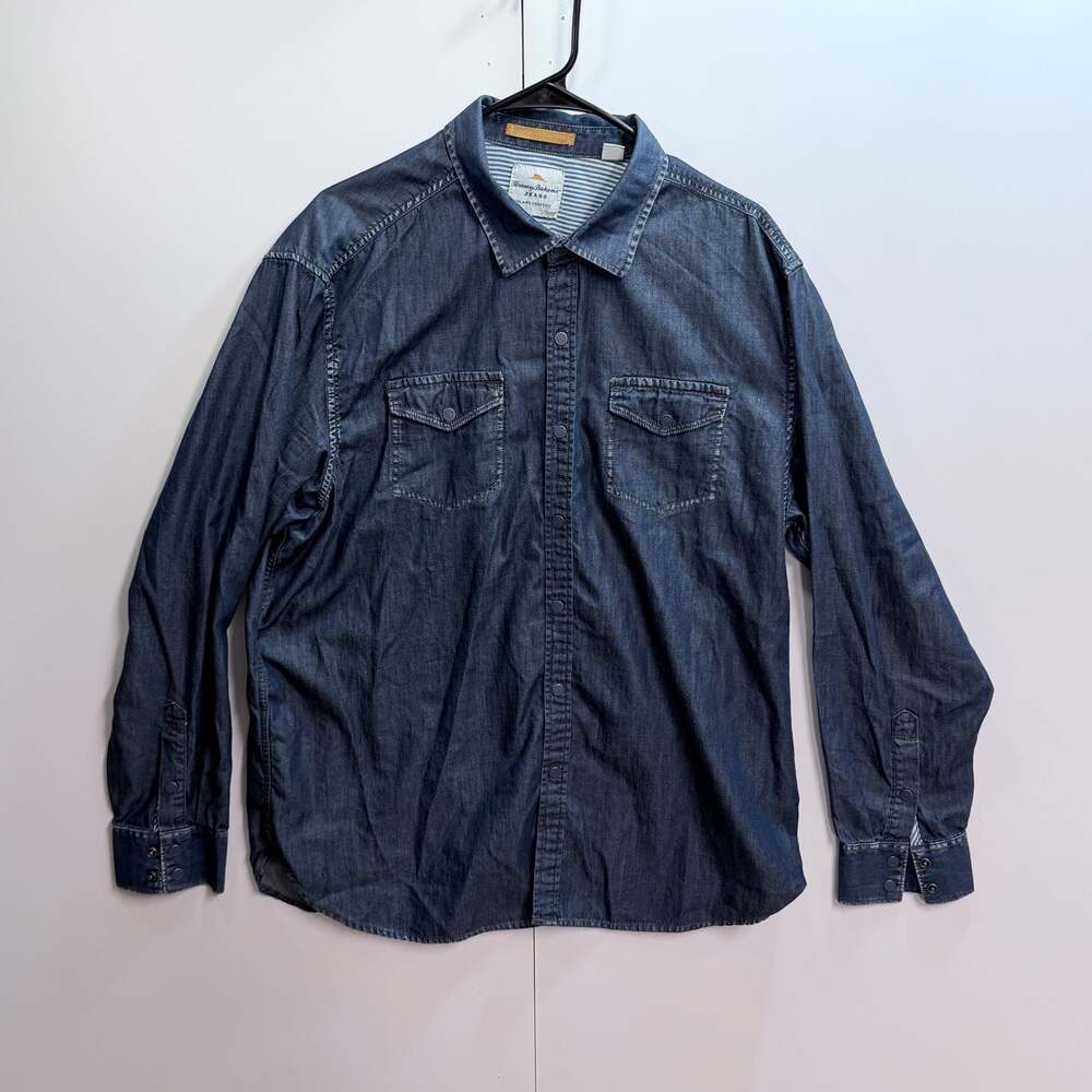 Tommy Bahama Jeans Island Modern Fit Denim Shirt XL